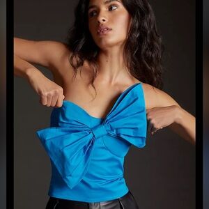 Hutch Anthropologie Bow tie Tube Top xs